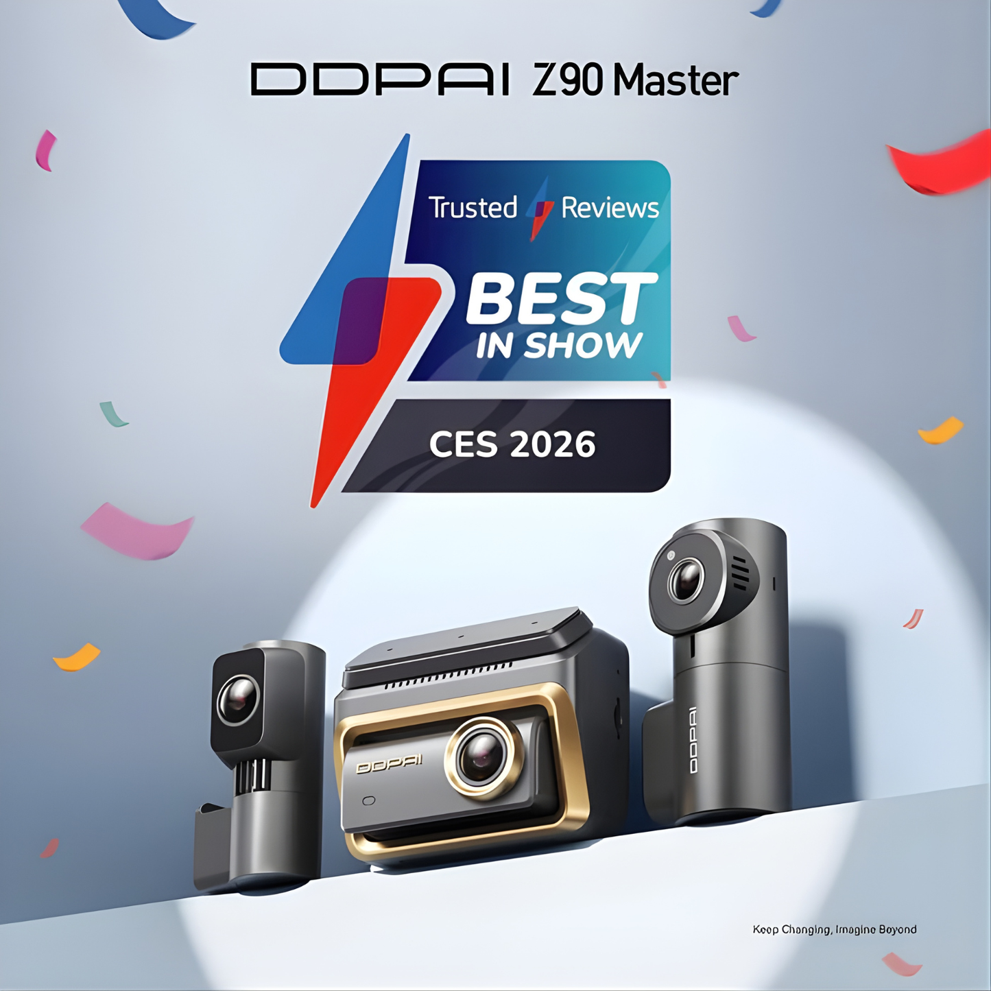 DDPAI Z90 Master 3CH — Sécurité Totale en Triple Caméra