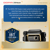 DDPAI Z90 Master 3CH — Sécurité Totale en Triple Caméra